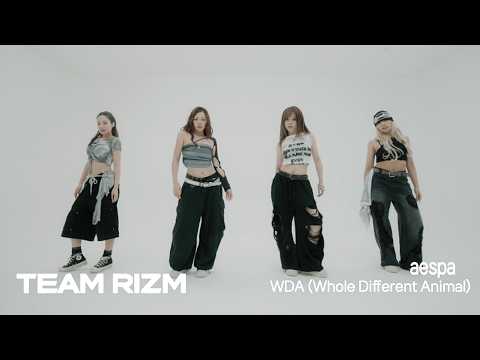 [KOREA IN PUBLIC] aespa - 'WDA (Whole Different Animal)' Dance Cover | TEAM RIZM (KOREA X JAPAN)